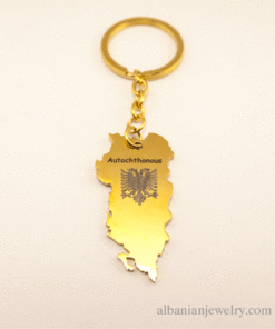 Autochthonous gold keychain