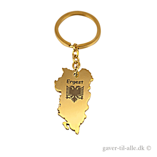 Autochthonous gold keychain
