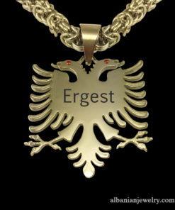 King chain albainia eagle with engraving