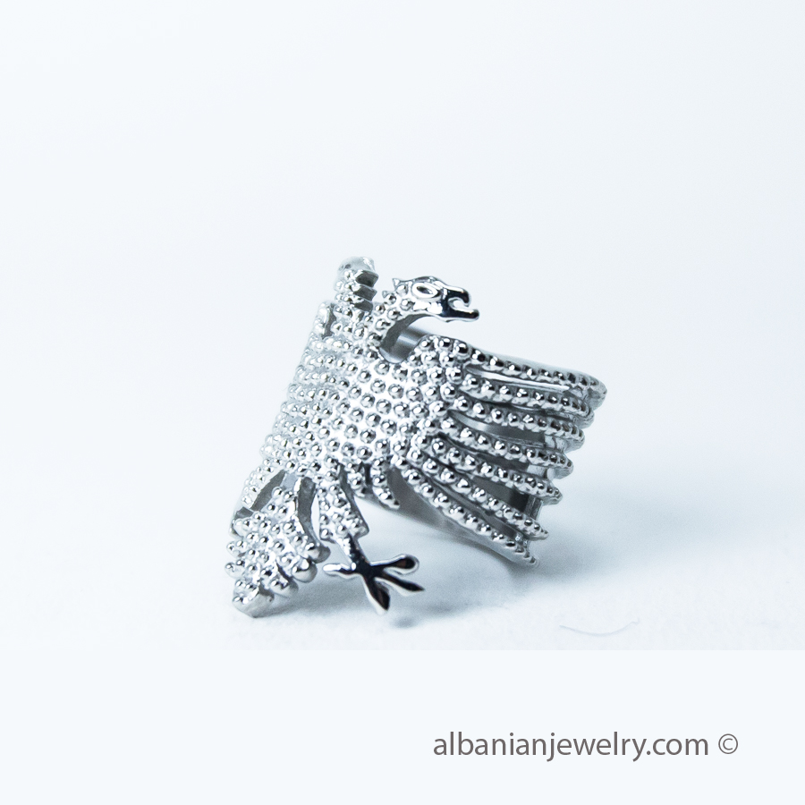 Albanian eagle ring for woman